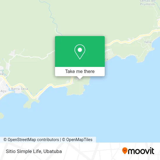 Sitio Simple Life map