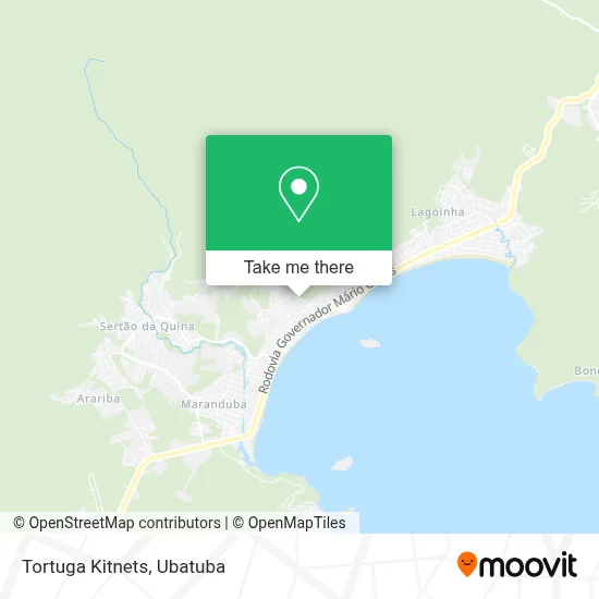 Tortuga Kitnets map