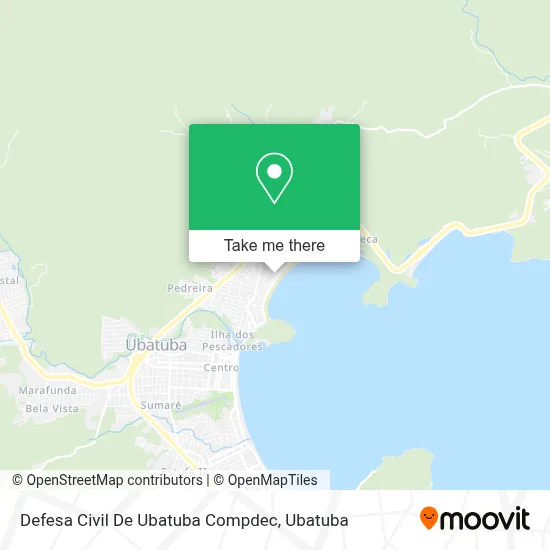 Defesa Civil De Ubatuba Compdec map