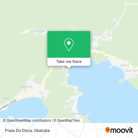 Praia Do Doca map