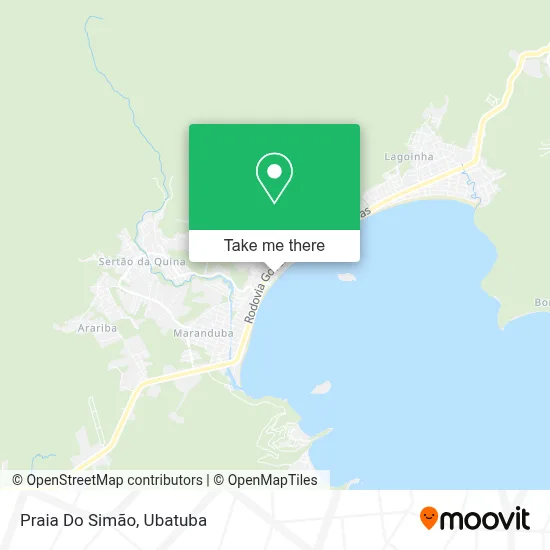 Praia Do Simão map