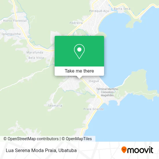 Lua Serena Moda Praia map
