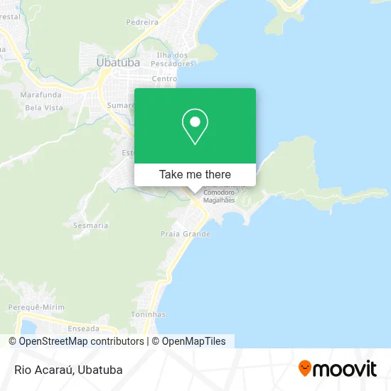 Rio Acaraú map