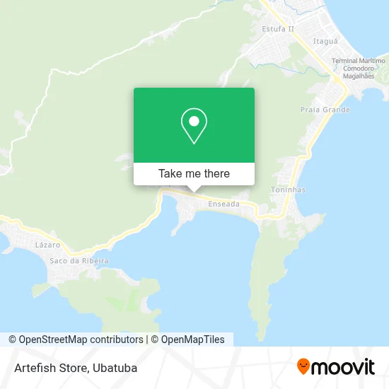 Artefish Store map