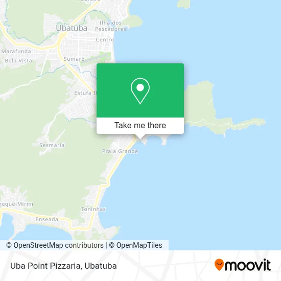 Uba Point Pizzaria map