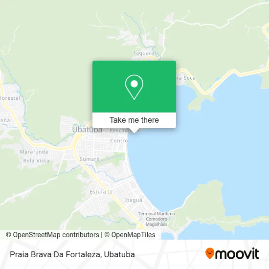 Praia Brava Da Fortaleza map