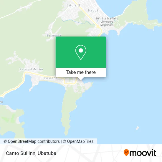 Canto Sul Inn map