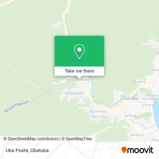 Uba Poste map