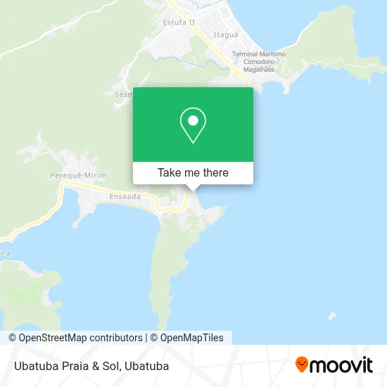 Ubatuba Praia & Sol map