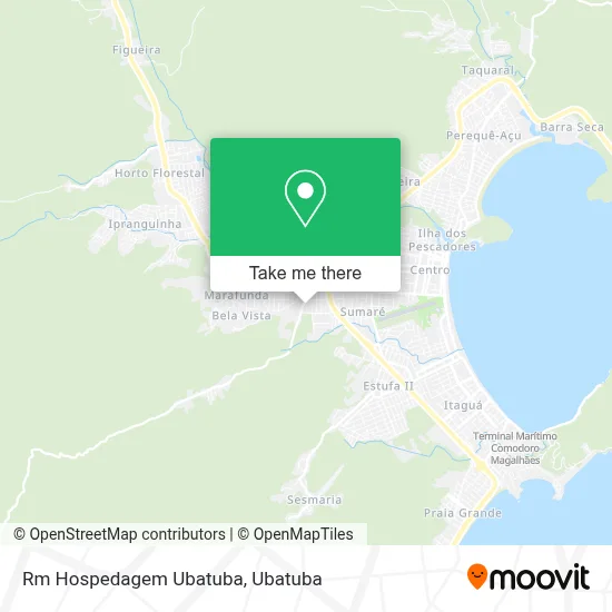 Rm Hospedagem Ubatuba map