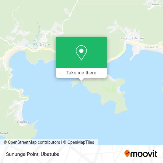 Sununga Point map