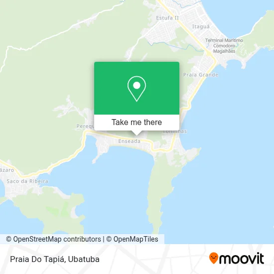 Praia Do Tapiá map