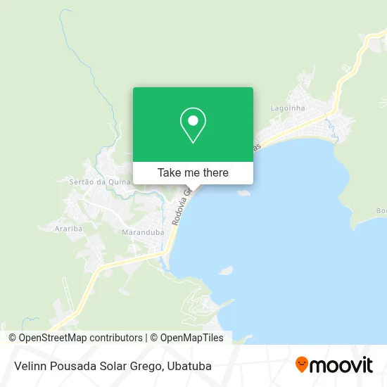 Velinn Pousada Solar Grego map