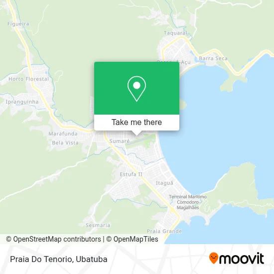 Praia Do Tenorio map