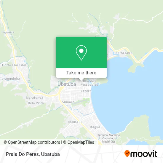 Praia Do Peres map