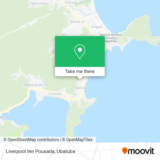 Liverpool Inn Pousada map