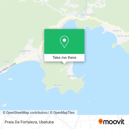 Praia Da Fortaleza map