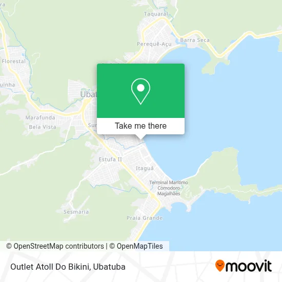 Outlet Atoll Do Bikini map