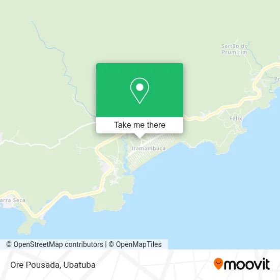 Ore Pousada map