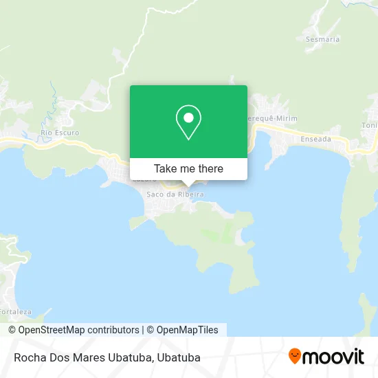 Rocha Dos Mares Ubatuba map