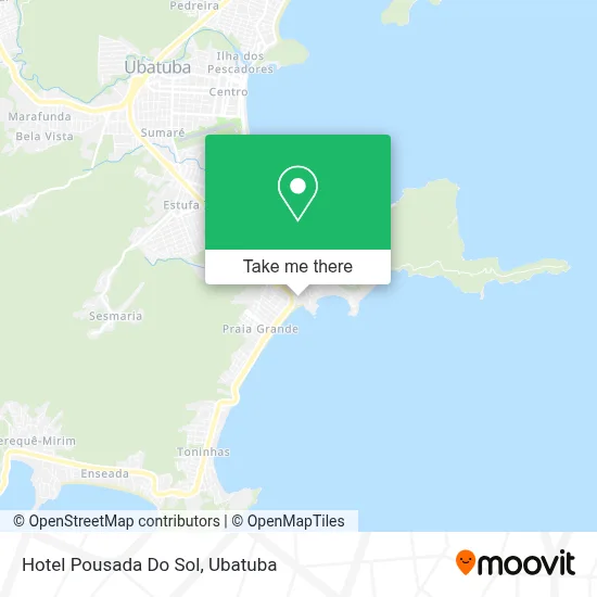 Hotel Pousada Do Sol map