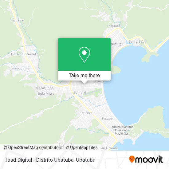 Iasd Digital - Distrito Ubatuba map