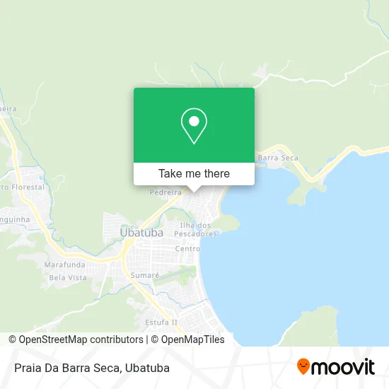 Praia Da Barra Seca map