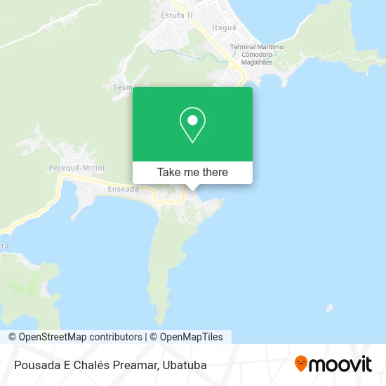 Pousada E Chalés Preamar map