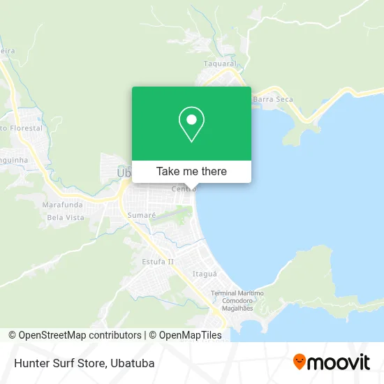 Hunter Surf Store map