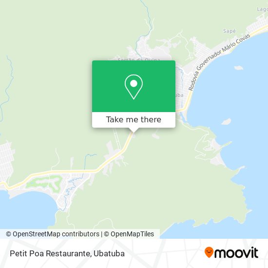 Mapa Petit Poa Restaurante