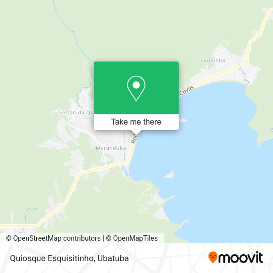 Quiosque Esquisitinho map