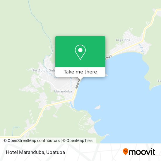 Mapa Hotel Maranduba