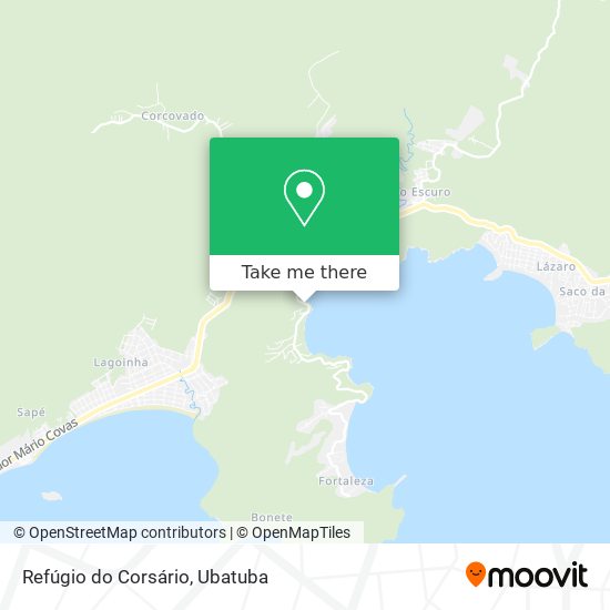 Refúgio do Corsário map