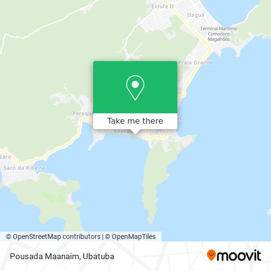 Pousada Maanaim map