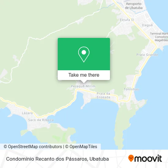 Condomínio Recanto dos Pássaros map