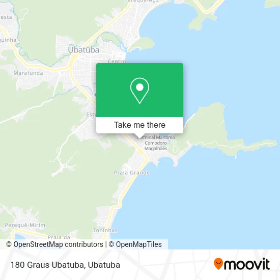180 Graus Ubatuba map