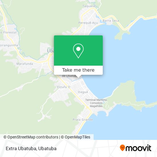 Mapa Extra Ubatuba