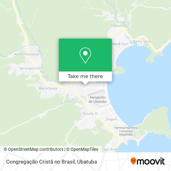 Mapa Congregação Cristã  no Brasil