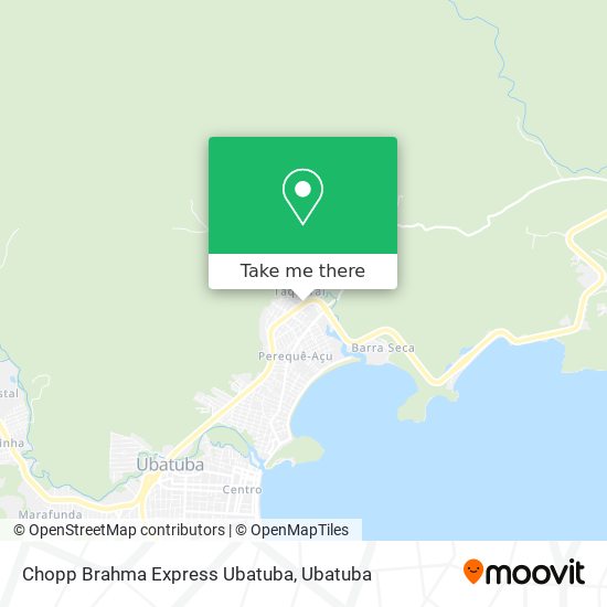 Chopp Brahma Express Ubatuba map