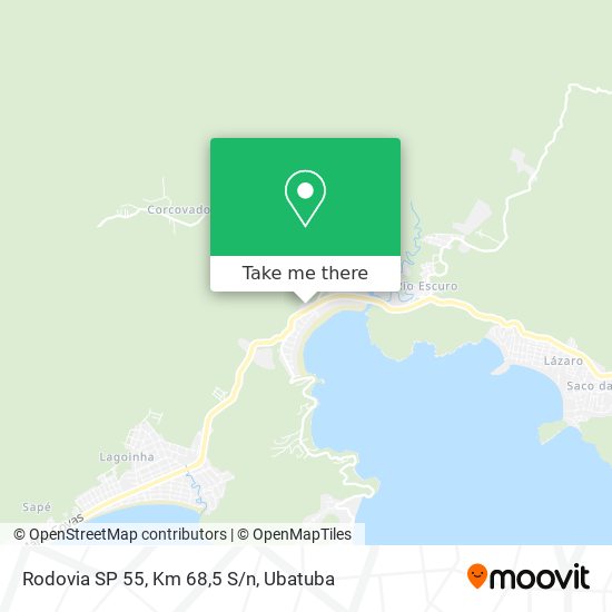 Rodovia SP 55, Km 68,5 S/n map