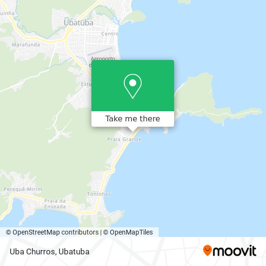 Uba Churros map