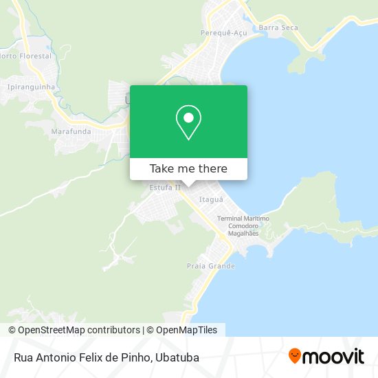 Mapa Rua Antonio Felix de Pinho