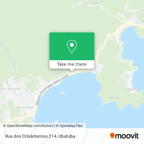 Rua dos Crisântemos 214 map