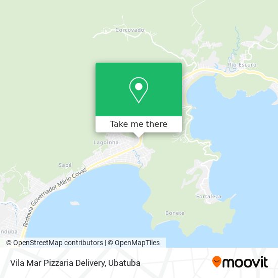 Vila Mar Pizzaria Delivery map