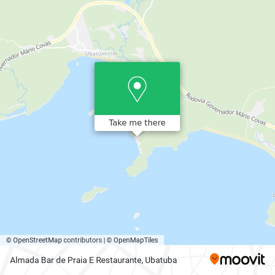 Mapa Almada Bar de Praia E Restaurante
