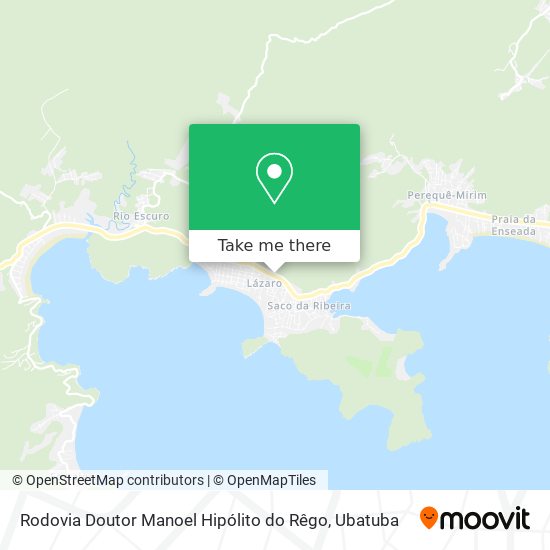 Rodovia Doutor Manoel Hipólito do Rêgo map