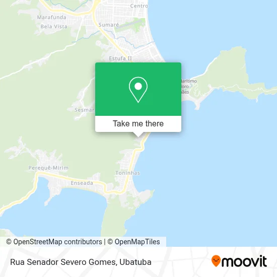 Rua Senador Severo Gomes map