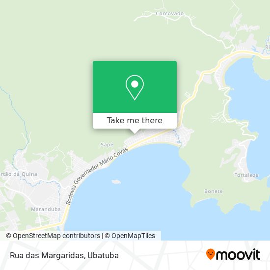 Rua das Margaridas map