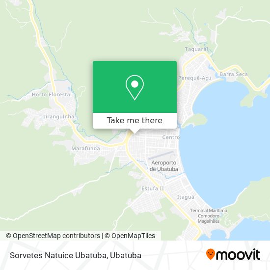 Sorvetes Natuice Ubatuba map