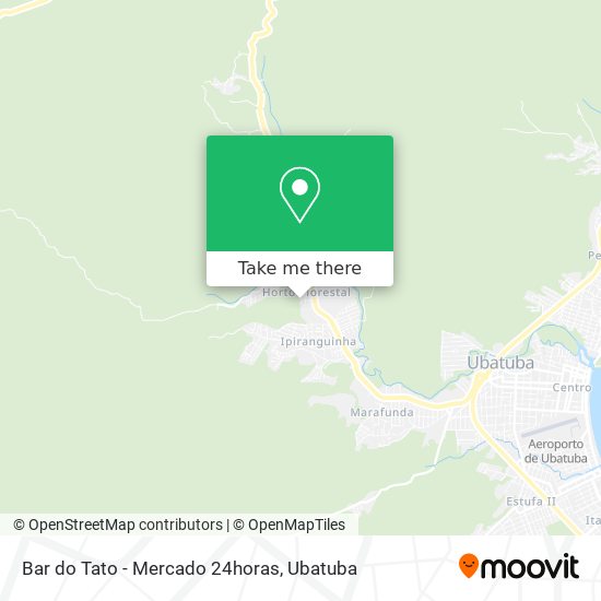 Mapa Bar do Tato - Mercado 24horas